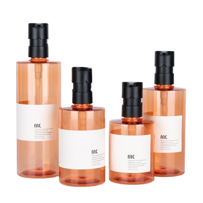 200 ml 250 ml 300 ml 400 ml Shampoo-Flaschen in PCR/PET-Material mit individuellem Druck