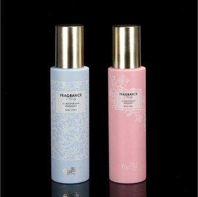 Anpassbare rosa PET Flasche PP Kappe Leere Lotion Pump Flasche für Hautpflege