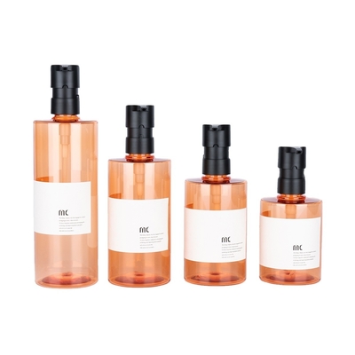 200 ml 250 ml 300 ml 400 ml Shampoo-Flaschen in PCR/PET-Material mit individuellem Druck
