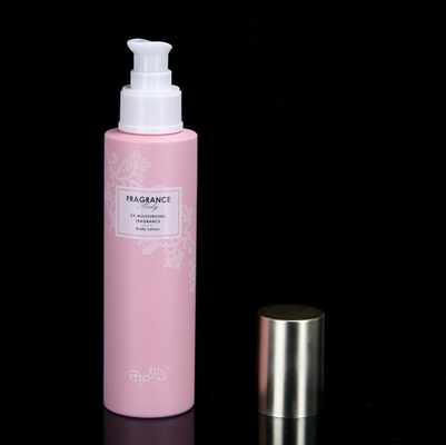 Anpassbare rosa PET Flasche PP Kappe Leere Lotion Pump Flasche für Hautpflege