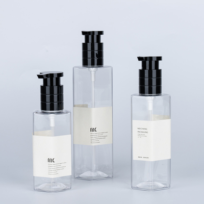 Halsband Material PET Kunststoff 200 ml 250 ml 300 ml Shampoo Flasche für Hautpflege Verpackung