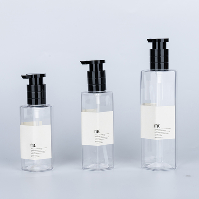 Halsband Material PET Kunststoff 200 ml 250 ml 300 ml Shampoo Flasche für Hautpflege Verpackung