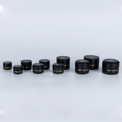 Industrie-Kosmetik PP Plastikglas mit Schraubkappe 5ml 10ml 15ml 30ml 50ml Farbe rund