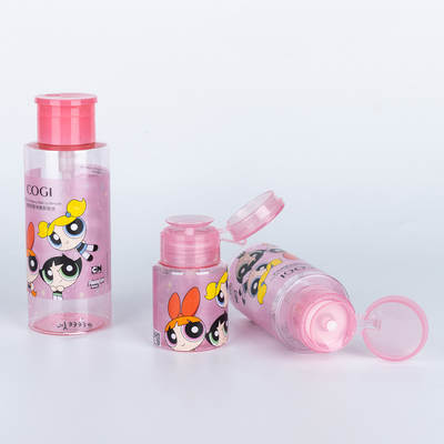 200 ml 500 ml Luxus PET Hautpflege Verpackung Nagellack Entferner Pumpe Spender Flasche
