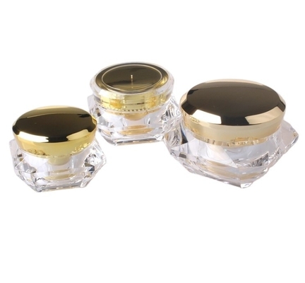 Halsbandmaterial ACRYLIC 15g 30g 50g Behälter für Luxus-Augencreme in Diamantglas