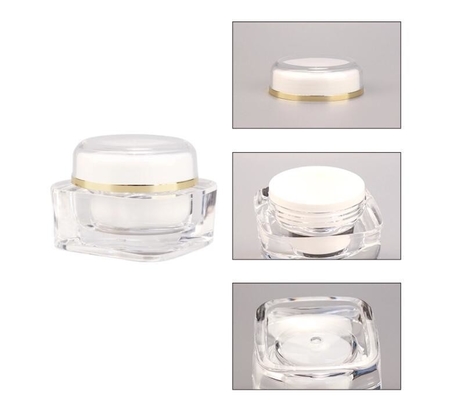 Halsbandmaterial ACRYLIC 15g 30g 50g Behälter für Luxus-Augencreme in Diamantglas
