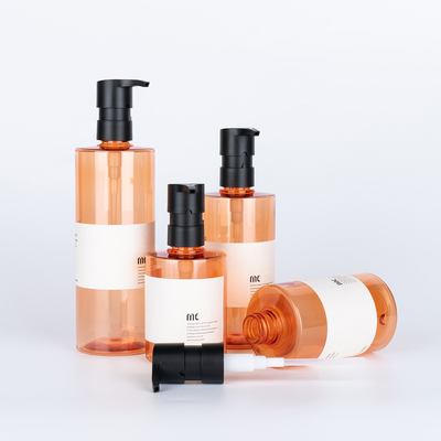 200 ml 250 ml 300 ml 400 ml PET PP Shampoo Flasche mit Pump Sprayer und Bildschirmdruck