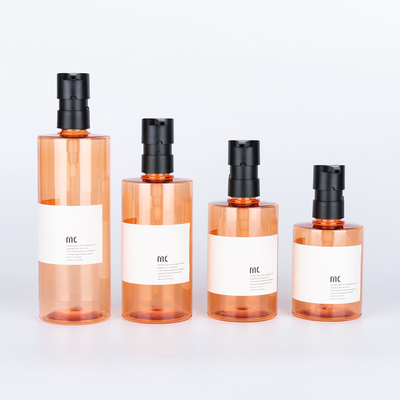 200 ml 250 ml 300 ml 400 ml PET PP Shampoo Flasche mit Pump Sprayer und Bildschirmdruck