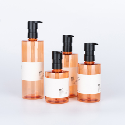 200 ml 250 ml 300 ml 400 ml PET PP Shampoo Flasche mit Pump Sprayer und Bildschirmdruck