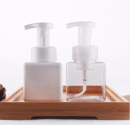 450 ml Quadrat-PET-Bildschirmdruck Leere Flasche für die kosmetische Verpackung Flüssige Seife