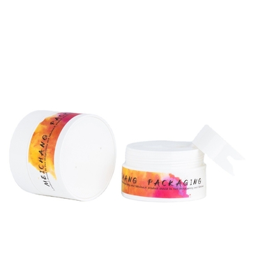 Anpassbar 30g 50g Plastik pp Runder luftloser Glas für Gesichtscreme Augencreme Kosmetikverpackung