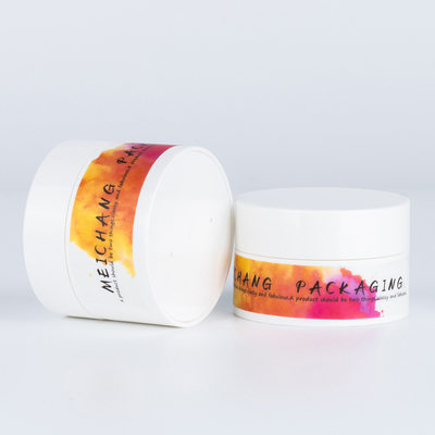 Anpassbar 30g 50g Plastik pp Runder luftloser Glas für Gesichtscreme Augencreme Kosmetikverpackung