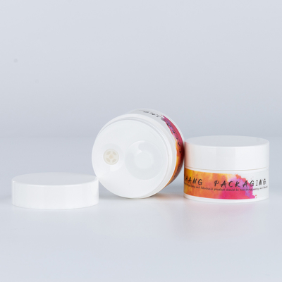 Anpassbar 30g 50g Plastik pp Runder luftloser Glas für Gesichtscreme Augencreme Kosmetikverpackung