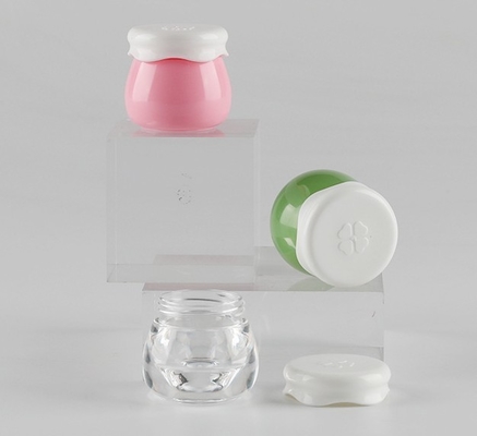Kunststoffkappe 10 ml Acryl-Kosmetikverpackung für kleine Gesichtscreme-Glas