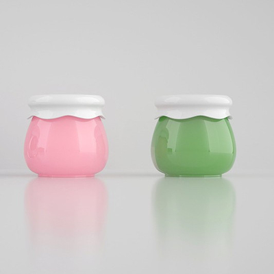 Kunststoffkappe 10 ml Acryl-Kosmetikverpackung für kleine Gesichtscreme-Glas