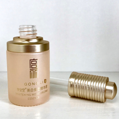 Kindersichere 30 ml Glas-Dropperflasche für Augenkrem Luxus Essenzflasche