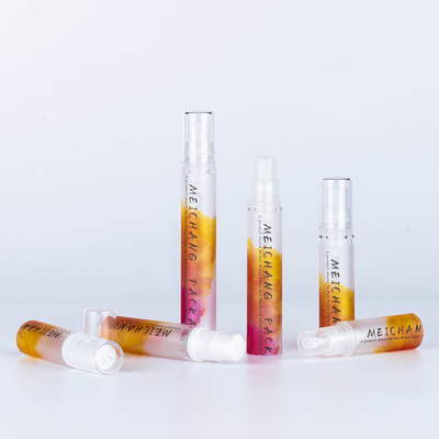 AS Basismaterial 5ml 10ml 12ml 15ml Durchsichtige Serumluftlose Lotionspumpe Flasche mit Kappe