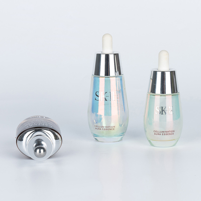 Konkurrenzfähiges Glas rundes Tropffflasche für Serum und Essenz 30ml 50ml jede Farbe ist in Ordnung
