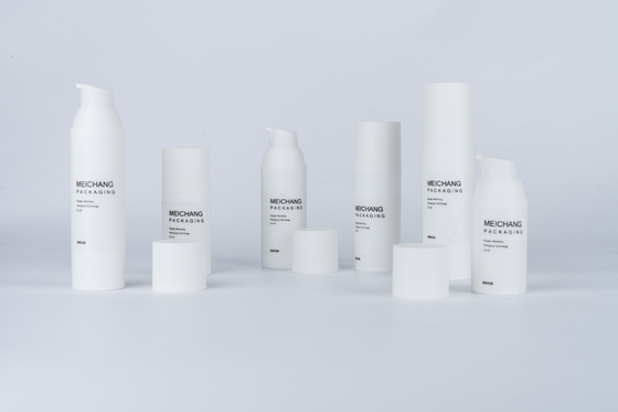 15 ml 30 ml 50 ml weiße matte luftlose Lotionspumpe Flasche 0,25 ml Abfluss Pp Sprühpumpe