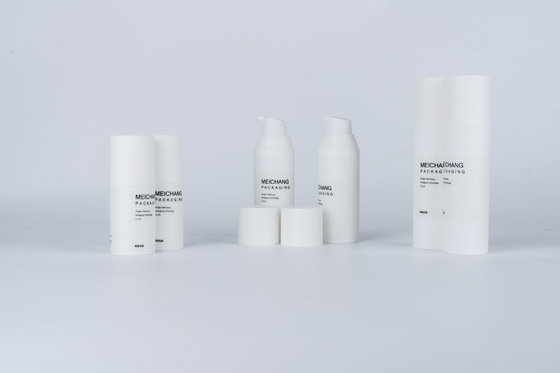 15 ml 30 ml 50 ml weiße matte luftlose Lotionspumpe Flasche 0,25 ml Abfluss Pp Sprühpumpe