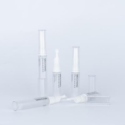 Augenserumcreme Luftlose Pumpe Flasche mit Massagekopf Lotion Pumpe Kosmetische Verpackung 5ml PP