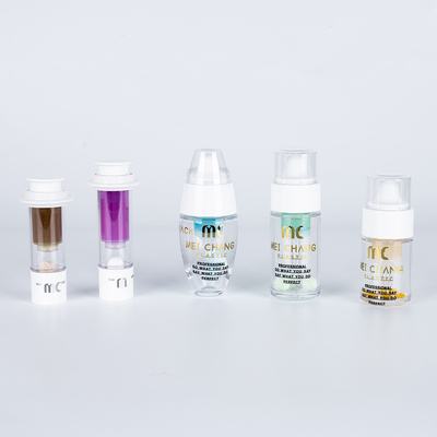 Abflussrate 0,25 ml Gouache Mischgetropfffflasche für essentiellen Serum Toner PETG