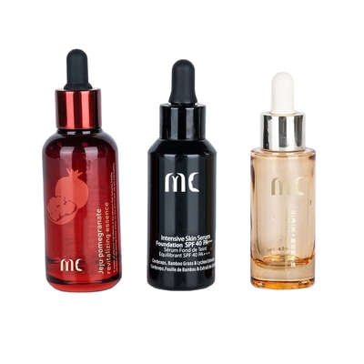 Glasrunder Tropffflasche 30 ml 50 ml für Ende und Luxus Essence Serum Zhejiang Kinderschutz