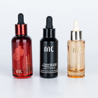 Glasrunder Tropffflasche 30 ml 50 ml für Ende und Luxus Essence Serum Zhejiang Kinderschutz