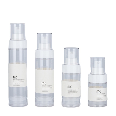 30 ml 50 ml 80 ml 100 ml Lotion Luftlose Flasche mit Pump Sprayer und Kartonverpackung