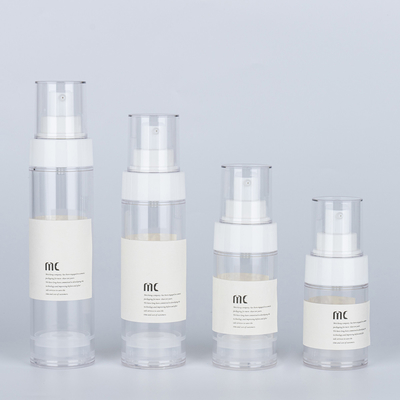 30 ml 50 ml 80 ml 100 ml Lotion Luftlose Flasche mit Pump Sprayer und Kartonverpackung