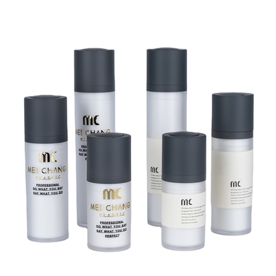 15 ml 30 ml 50 ml Hautpflege Twist Acryl Luftlose Pumpe Flasche Design Luxus anpassbar