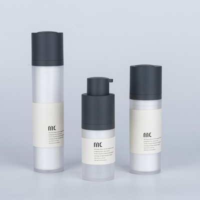 15 ml 30 ml 50 ml Hautpflege Twist Acryl Luftlose Pumpe Flasche Design Luxus anpassbar