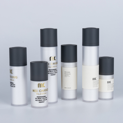 Anpassbare Farbe und Druck Acryl Lotion Pump Flasche für Hautpflege 15ml 30ml 50ml