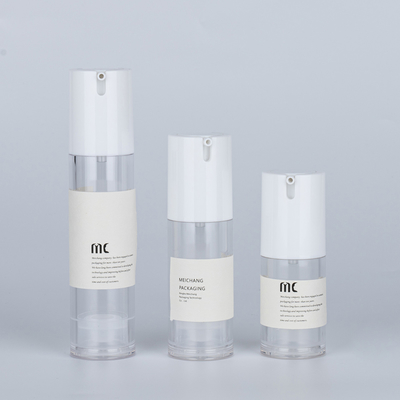10ml 15ml 20ml 30ml 50ml 80ml 100ml 120ml Plastik AS Luftlose Pumpflasche zur Hautpflege