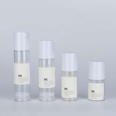 10ml 15ml 20ml 30ml 50ml 80ml 100ml 120ml Plastik AS Luftlose Pumpflasche zur Hautpflege