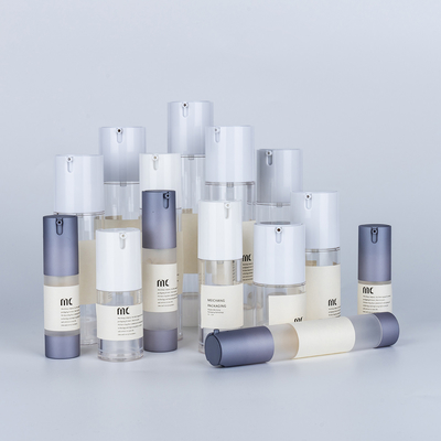 10ml 15ml 20ml 30ml 50ml 80ml 100ml 120ml Plastik-Lotionflasche mit Luftloser Pumpe zur Hautpflege