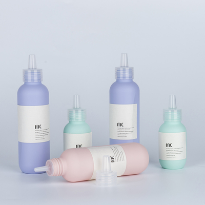 60 ml 80 ml 100 ml 120 ml 150 ml HDPE-Squeeze-Dropper-Flasche für Haarpflege und Körperlotion