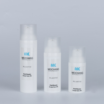 Individuell angepasste Schraubkappe PP Kunststoff-Luftlose Pumpenflasche für Körperwaschen 30ml 50ml 75ml