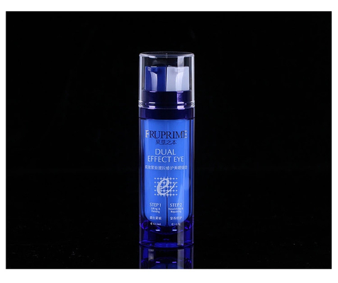 Farbige Kosmetische Luftlose Flasche 25ml Innengravierung AS Doppel Innenflasche Luxus Emulsion
