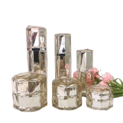 Acrylkragen Luxus Hautpflege-Set mit 15g 30g 50g 30ml 50ml 75ml Kapazität