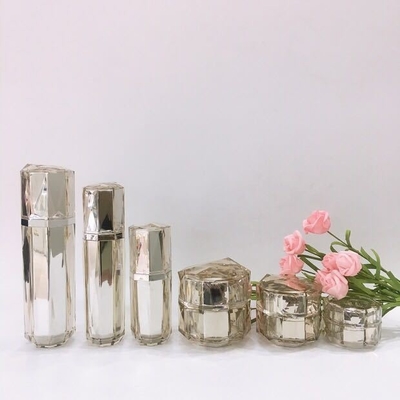 Acrylkragen Luxus Hautpflege-Set mit 15g 30g 50g 30ml 50ml 75ml Kapazität