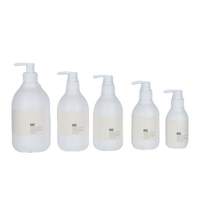 Siebdruck 100ML 200ML 250ML 300ML 500ML Runde Plastik PE Shampoo Flasche Handwaschflasche
