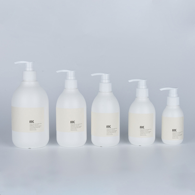 Siebdruck 100ML 200ML 250ML 300ML 500ML Runde Plastik PE Shampoo Flasche Handwaschflasche