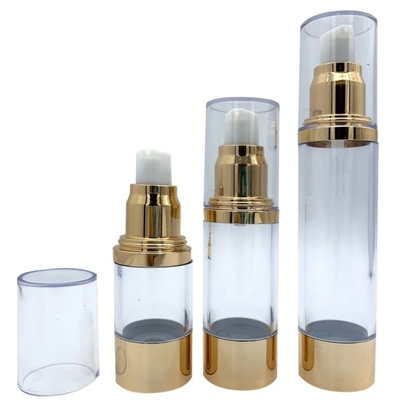 PP-Material 15 ml 30 ml 50 ml Luftlose Pumpenflasche für Bildschirmdruck und Körperpflege