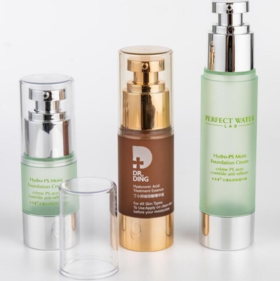 Ökonomisches kundenspezifisches Design 30 ml Pumpe Luftlose Flasche für Augencreme und Kunststoffmaterial