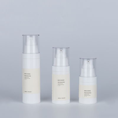 15ML 30ML 50ML transparente Lotionpumpe ohne Luft mit Versiegelung