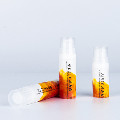 PP Halsband 5ml 10ml 15ml Kapazität Luftlose Lotion Pumpe Flasche Toner Flasche mit Kappe