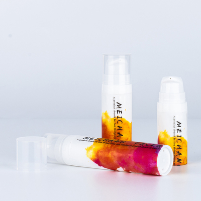 PP Halsband 5ml 10ml 15ml Kapazität Luftlose Lotion Pumpe Flasche Toner Flasche mit Kappe