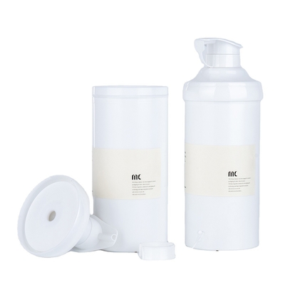 500 ml Rundform Plastik Lotion Pumpe Flasche Luftlose Flasche Innovatives Luftloses Design