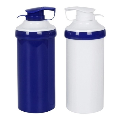 500 ml runde Form Plastik Lotion Pumpe Flasche Luftlose Flasche Akzeptabel Kunden Logo